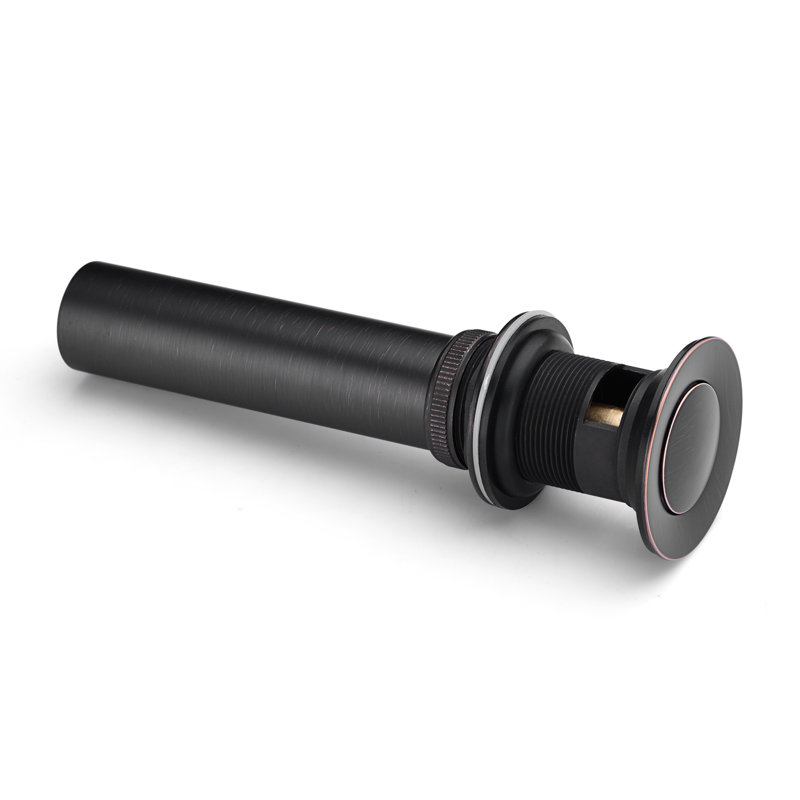 Pop-Up Bathroom Sink Drain Stopper with Overflow, Oil Rubbed Bronze