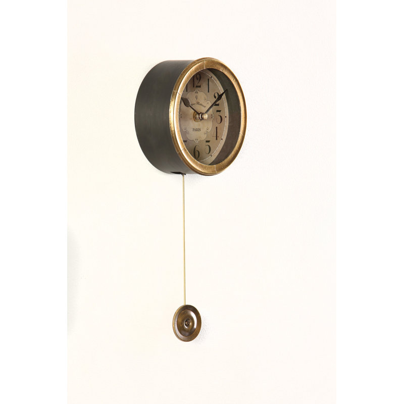 Horloge murale Jesiree, gris