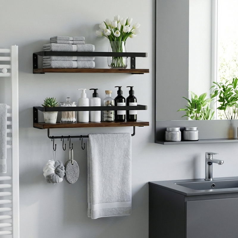 2 Piece Floating Shelf