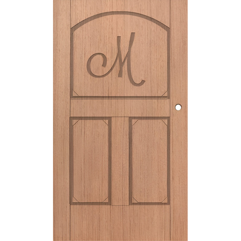 Bois massif 80 po sans finition, 30 po x 80 po, À gauche