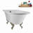 62" Streamline Clawfoot Tub,Tray,Drain, Clawfeet-101628983-102218227