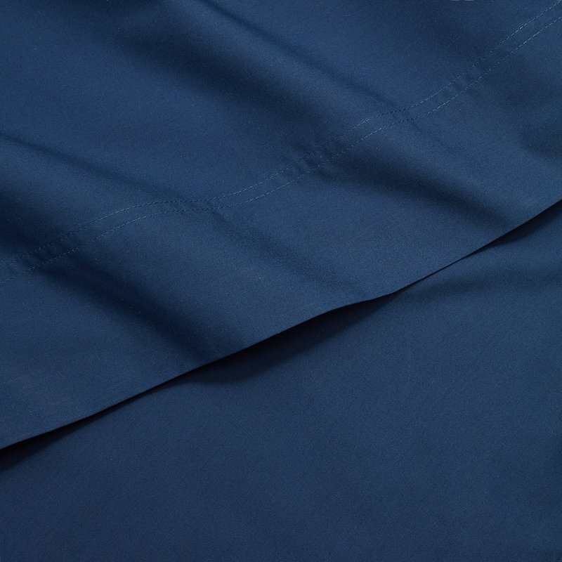 Ensemble de draps Sloane, King Sheet Set with 2 Pillowcases, Navy