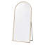 Miroir de plancher surdimensionné avec support et miroir mural-40717783-45875826
