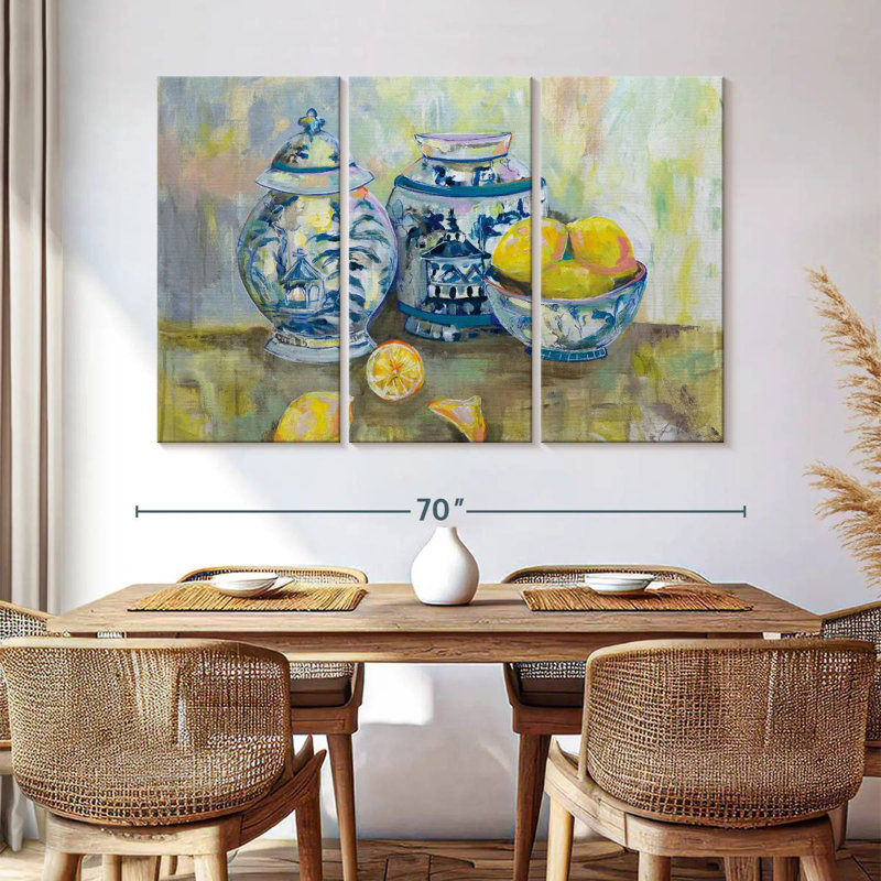 Yarlin Lemon Life, 42" H x 65" W