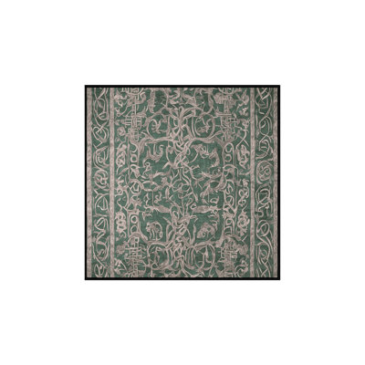 Tapis gris lavable à la machine