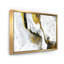 Or et noir sur marbre acrylique blanc - reproduction d'art sur toile-51145704-51145710
