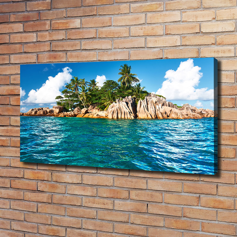 Tropical Island - Wrapped Canvas Print