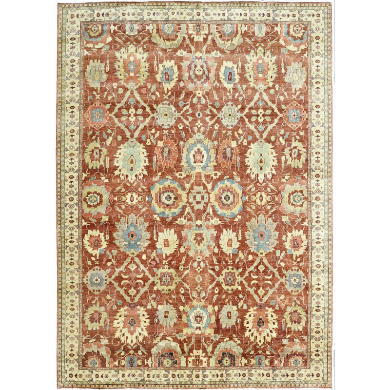 Hand Knotted Wool Indoor Rug, Rectangle 8' x 10'