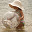 Sunnylife: ballon de plage gonflable 3D - barbe à papa - paillettes de 13 po, figurine de papillon à l'intérieur et jeu de confettis en mouvement, piscine-eau-jeu extérieur