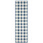 Mac Plaid Indoor / Outdoor Area Rug in Blue/Ivory-459968119
