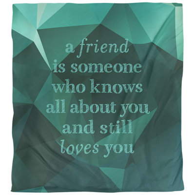 Housse de couette Love and Friendship Quote