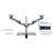Mount-It Expandable 2 Monitor Computer Desk Mount Spring Arm Quick Release Fits 13" to 27" Screens
