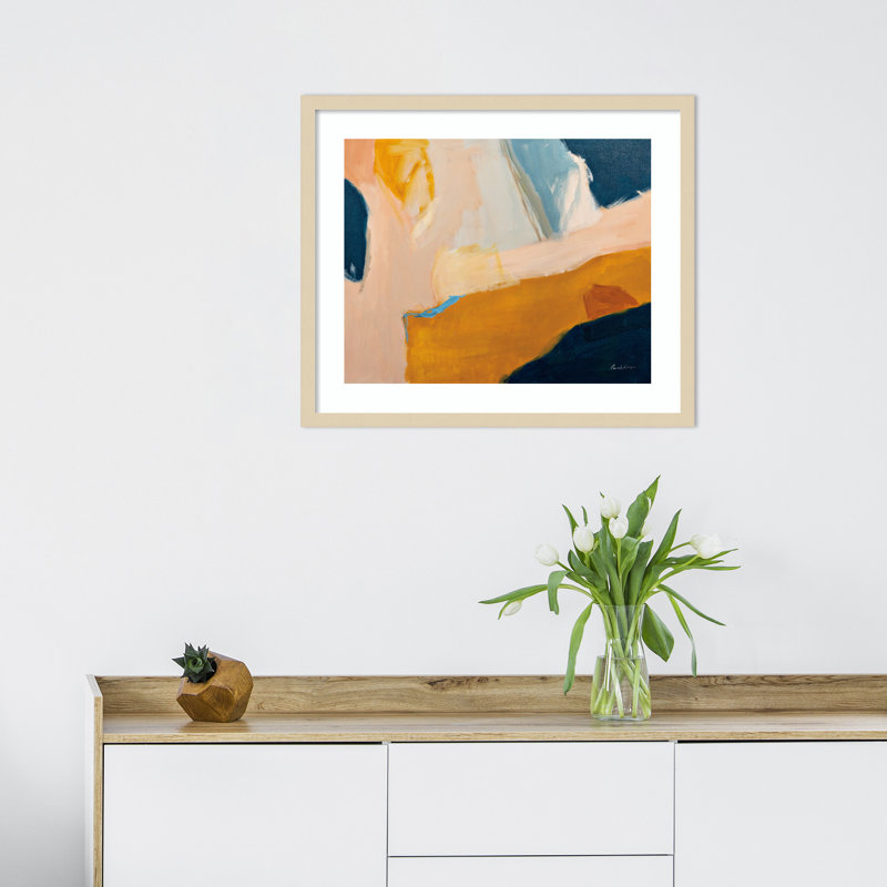 Golden Gate par Pamela Munger, reproduction d'art encadrée, Naturel, H 21 po x l 25 po x P 1 po