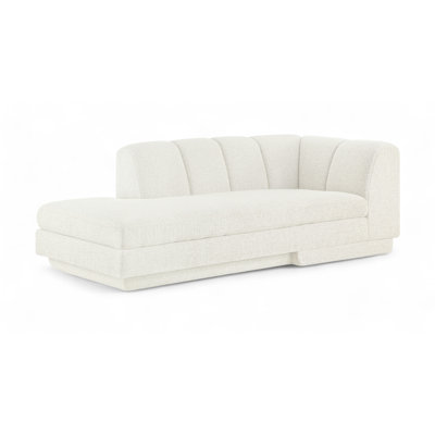 Chiquita Fabric Upholstered Left Arm Chaise