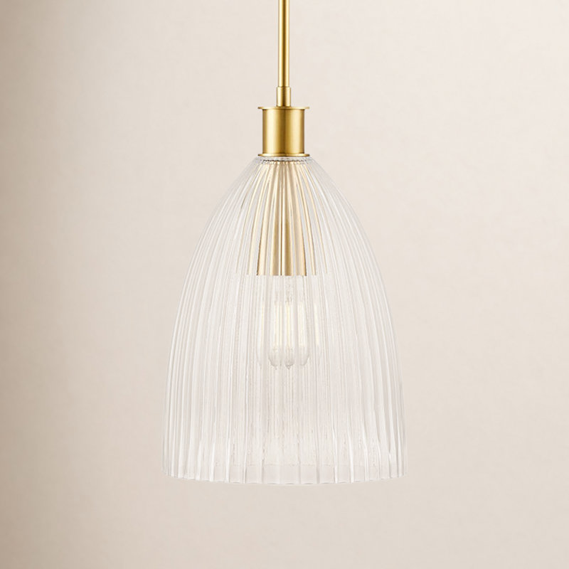 Whistler 1 - Light Pendant in Natural Brass, 15.5" H x 10" W x 10" D