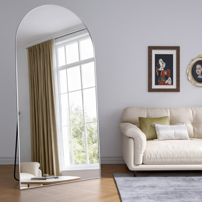 Aluminium Arch Freestanding Full Length Mirror