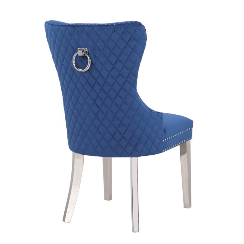 Chaise d'appoint Genifer, Bleu
