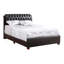 Élégante base de lit double brun foncé-1129709139-1129709134