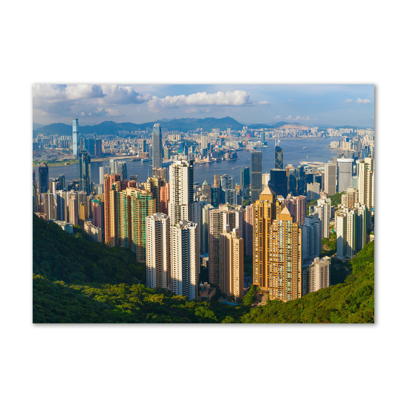 Hong Kong Panorama - Wrapped Canvas Print