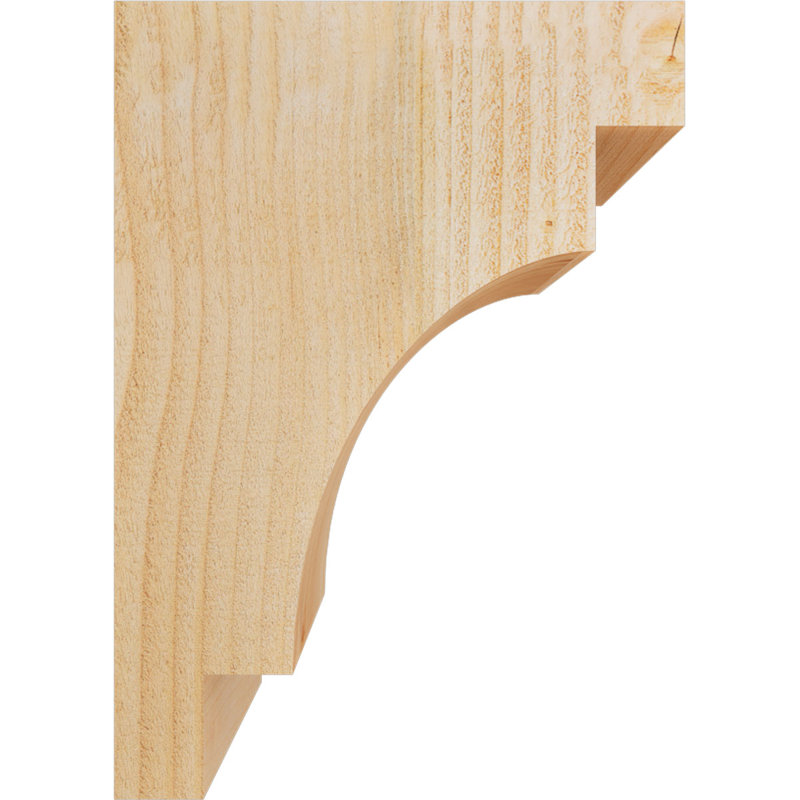 Corbeau méditerranéen, H 14 po x l 6 po x P 10 po, Sapin de Douglas, Sciage brut