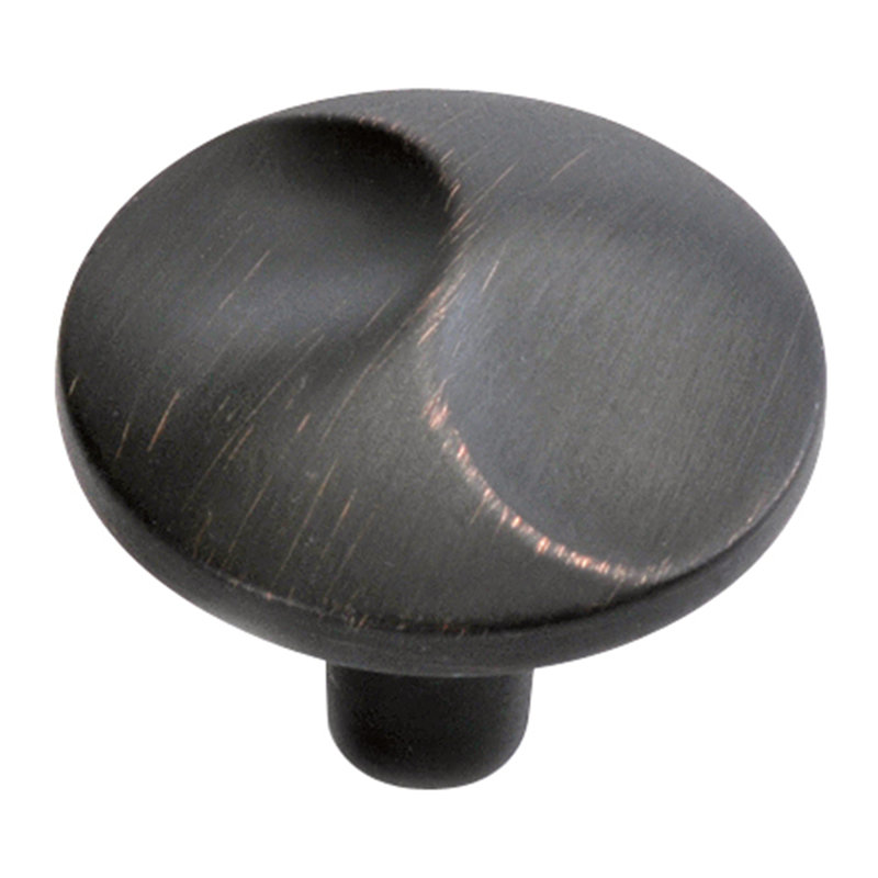 1 1/4" Diameter Mushroom Knob, Vintage Bronze