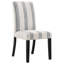 Chaise d'appoint de salle à manger rembourrée beige Herran (ensemble de 2)