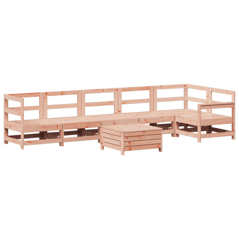 Wicker 6 - Person Garden Lounge Set