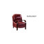 Fauteuil inclinable standard en cuir véritable Hardge-151355066