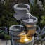 Alwigh Outdoor Sculptural Fountain with Lights