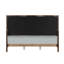 Lit en tissu gris clair-114195089