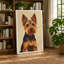 Distinguished Terrier Modern - Wrapped Canvas-1362879733-1362879734