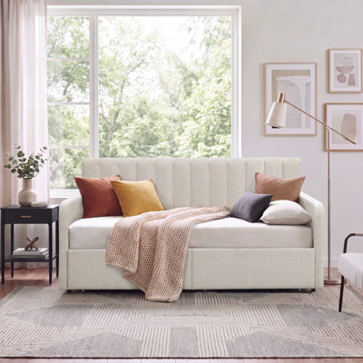 Keyten Upholstered Daybed with Storage Drawers