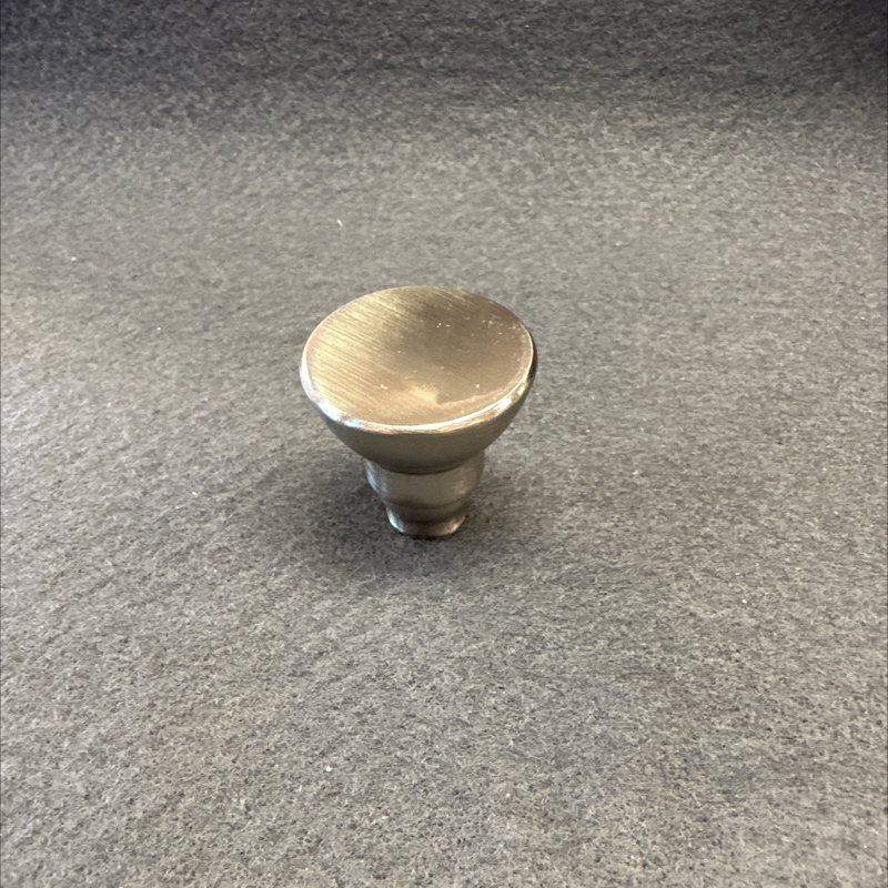 (5 Pack) 1-1/4 inch Causality Knob, Satin Nickel