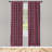 Checkered Geometric Semi-Sheer Rod Pocket Curtain Panels-45207861