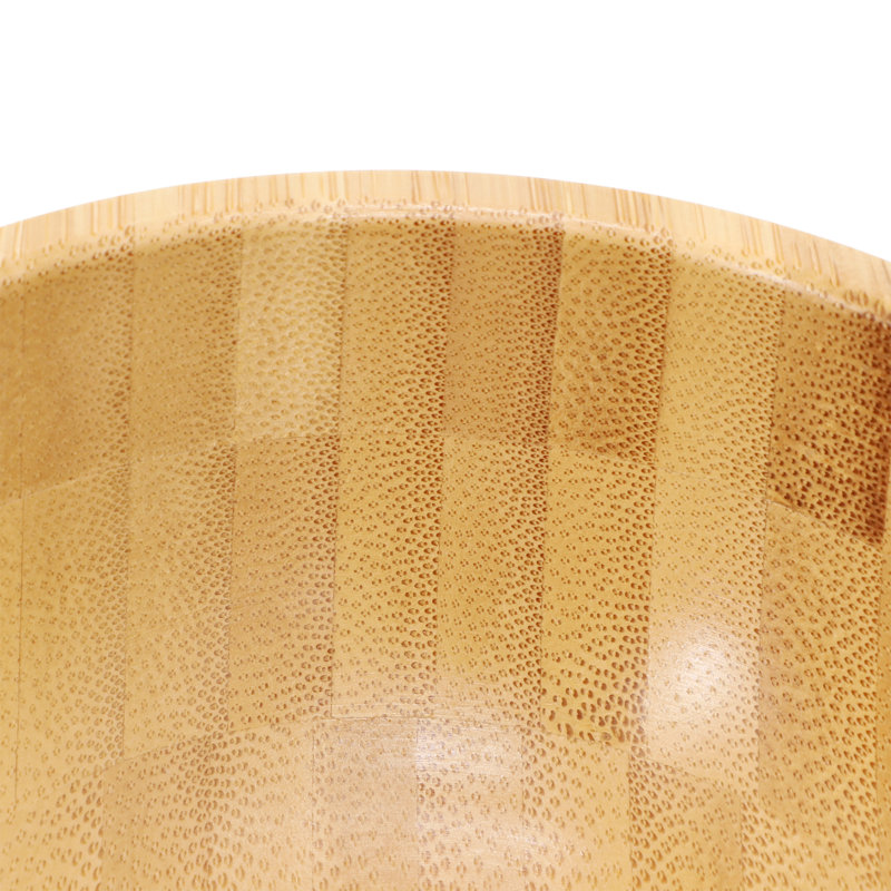 Ensemble de bols de service arrondis 4,75 pouces en bois de bambou