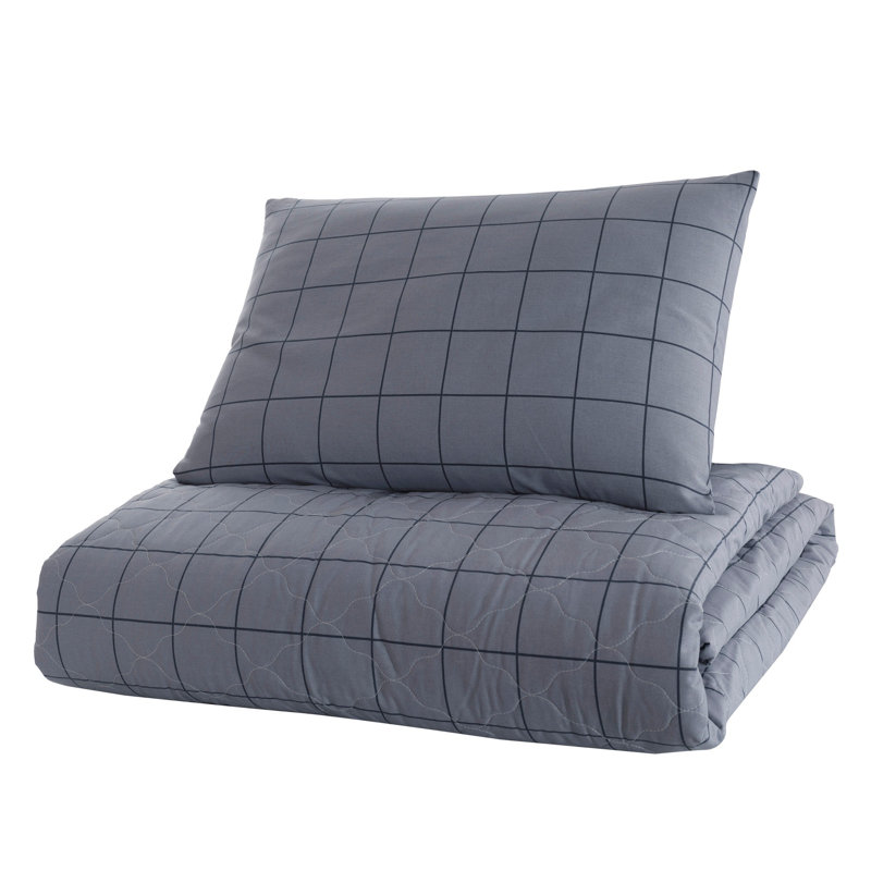 Cotton Plaid Coverlet