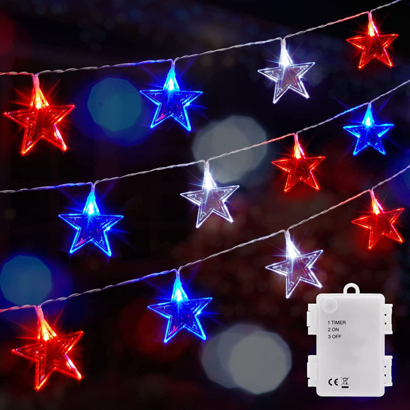 Guirlande de 30 lumières à piles