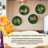 Natural Cedar Wood & Preserved Moss Wall Art - Handcrafted Round Décor