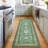 Vintage Rugs Machine Washable Non-Slip Kitchen Rug Low Pile Ultra-Thin Floor Mat No-Shedding Floral Print Indoor Carpet Boho Decorative Rugs for Bedroom Living Room-145752586