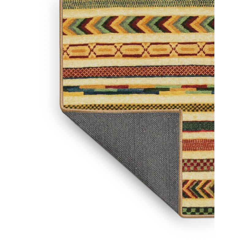 Abstract Indoor Rug, Runner 2' x 5'