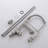 Kitchen Sink Faucet With Pull Down In Brushed Nickel, Single Lever, Build , 360-Degree Rotatable, Versatile