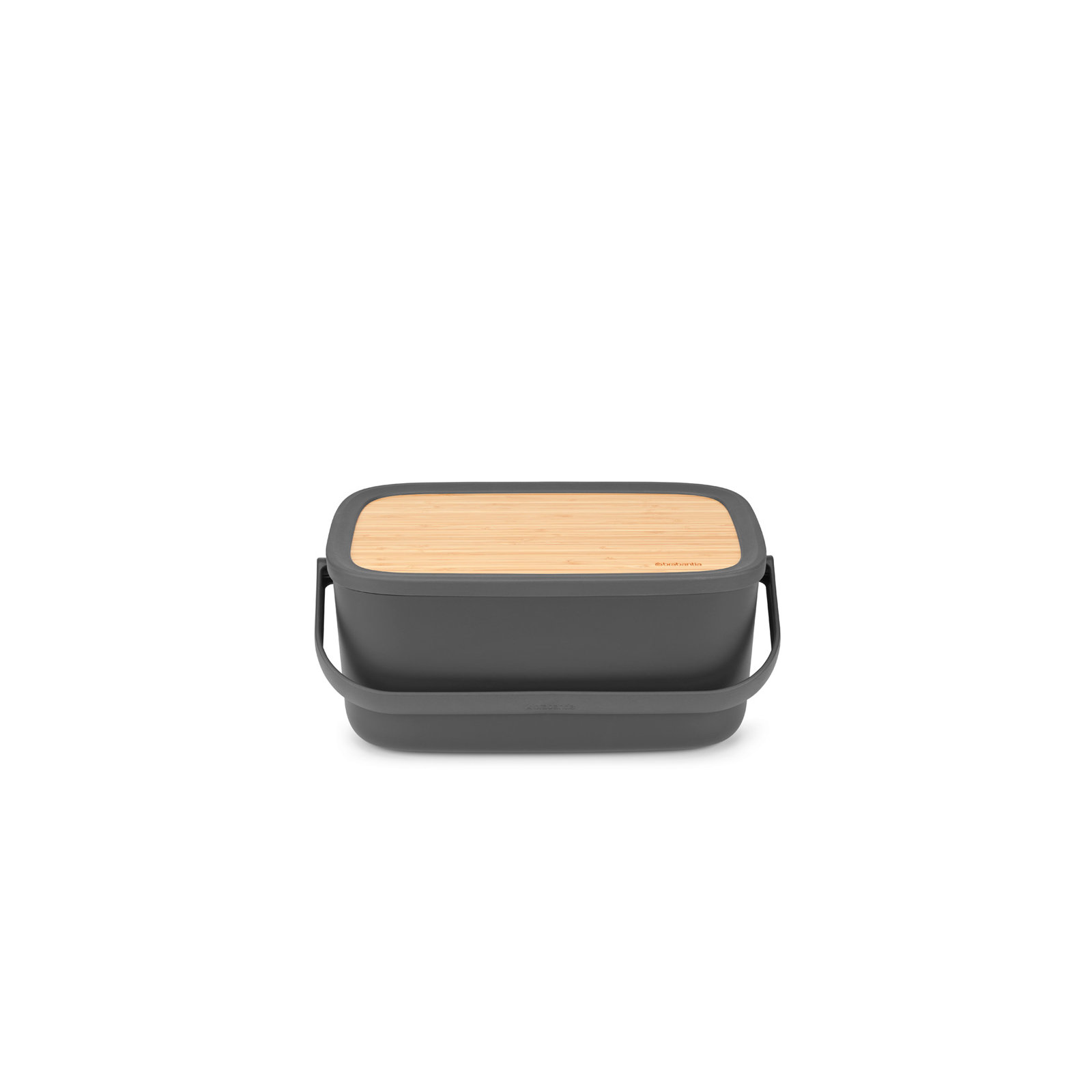 Brabantia Nic Bread Box, Dark Gray