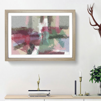 Abstract Art Painting Vol.111 by S.Johnson - Framed Print