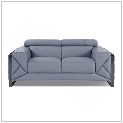 Causeuse en cuir italien Global United