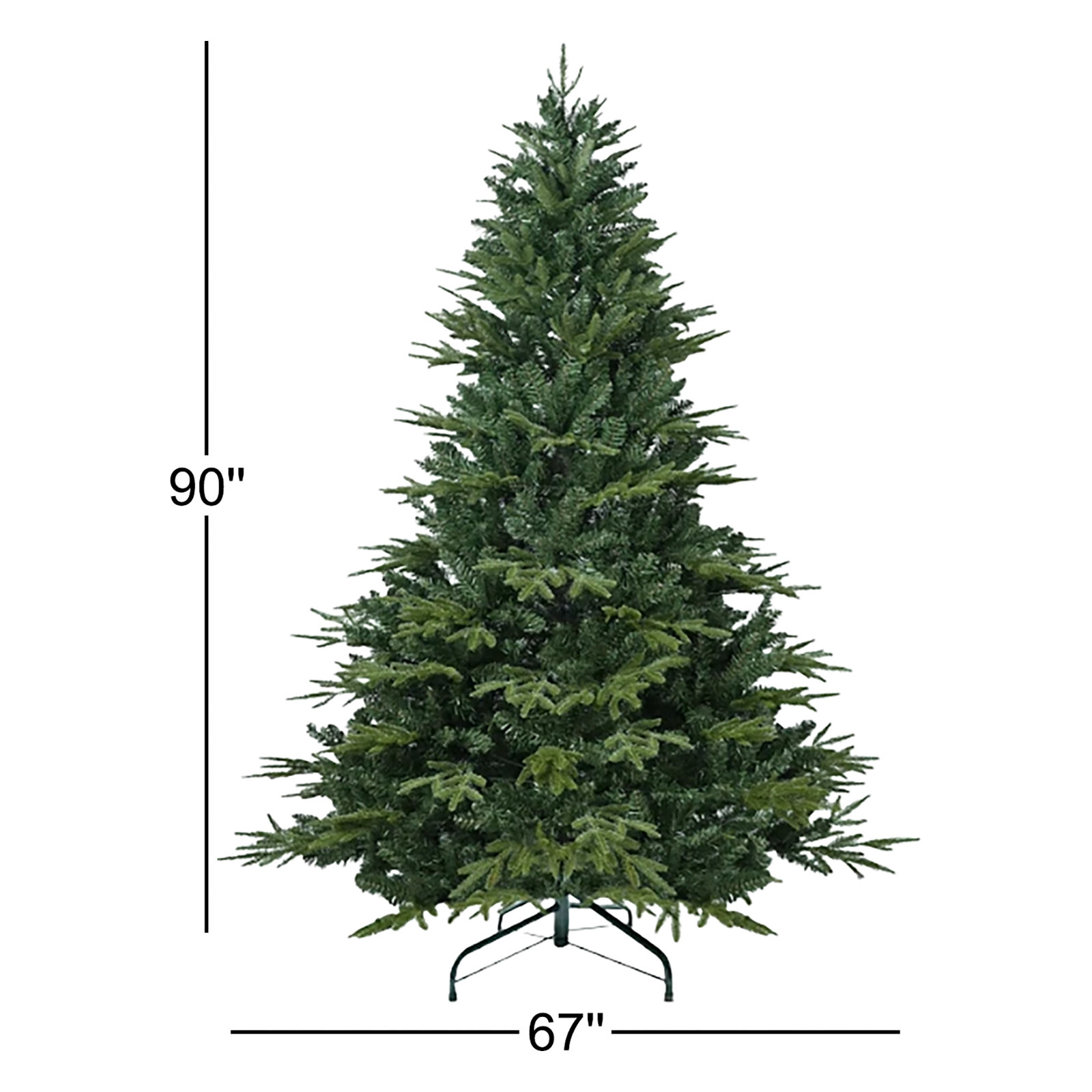 Spruce Christmas tree, 7.5'