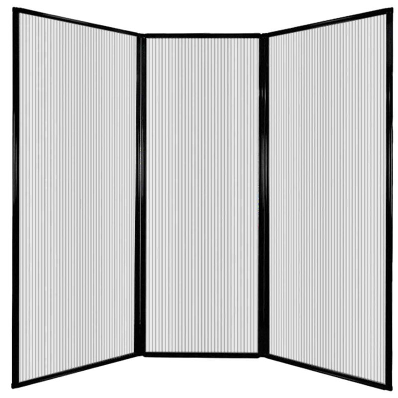 Séparateur de pièce 3 panneaux, H 88 po x l 90 po, Polycarbonate transparent