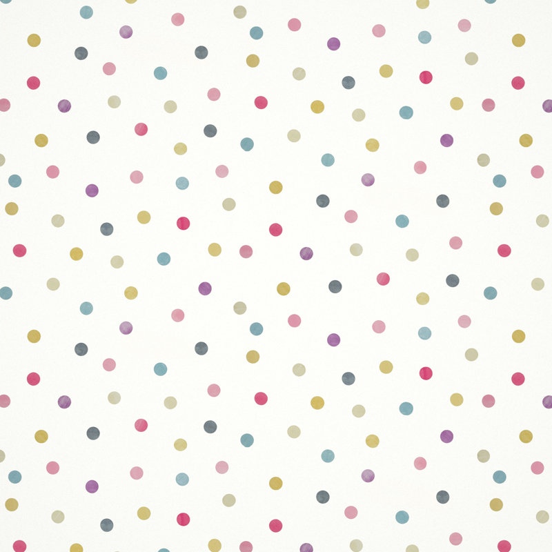 Bon Bon Wallpaper, Raspberry/Grape/Blossom