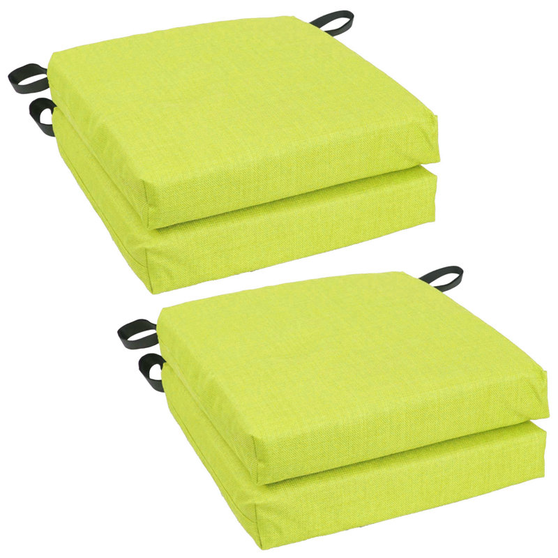 Outdoor 3'' Seat Cushion, Lime