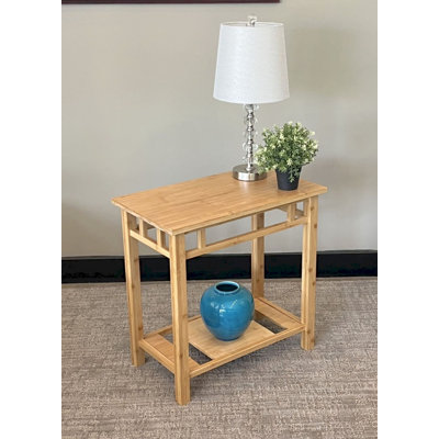 Zeen Recliner Table with Bottom Shelf