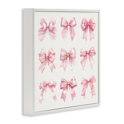 Giclée encadrée Ribbon Bow Styles Grouping, conception par Creative Studio